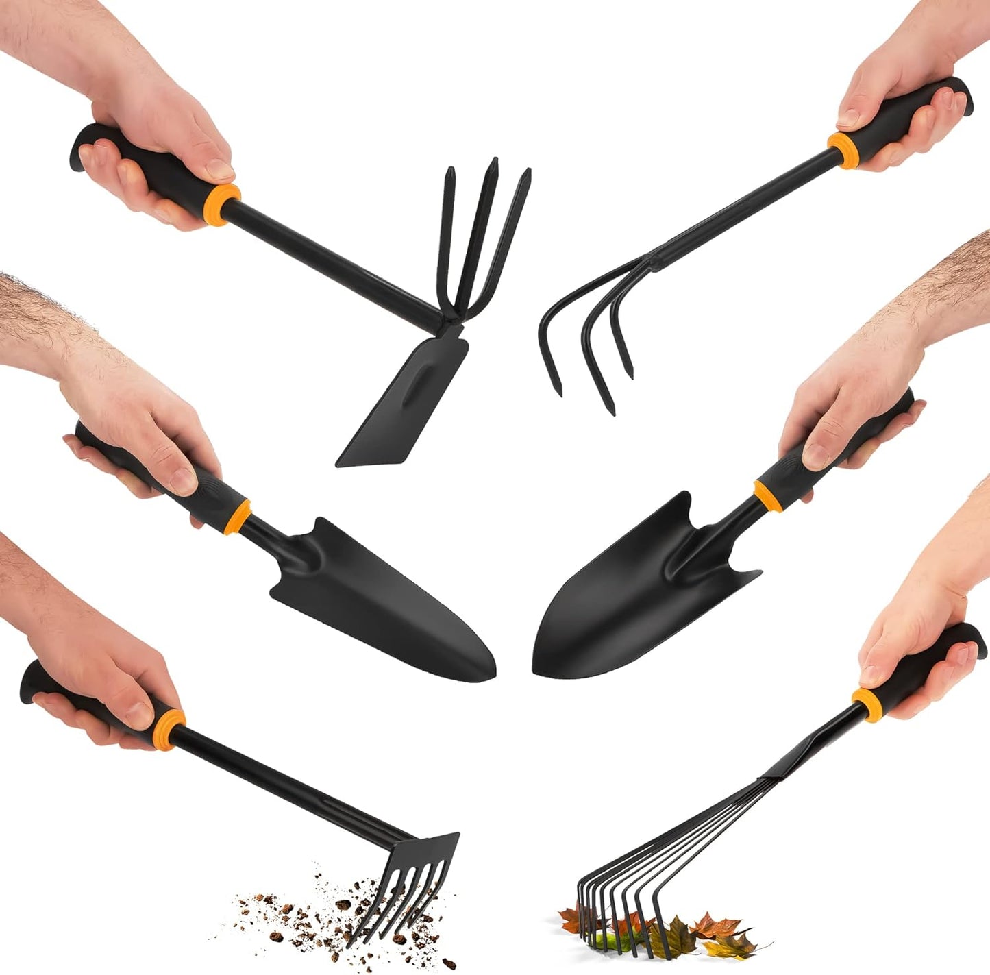 6-teiliges Gartenhandwerkzeug, 6 Stück
