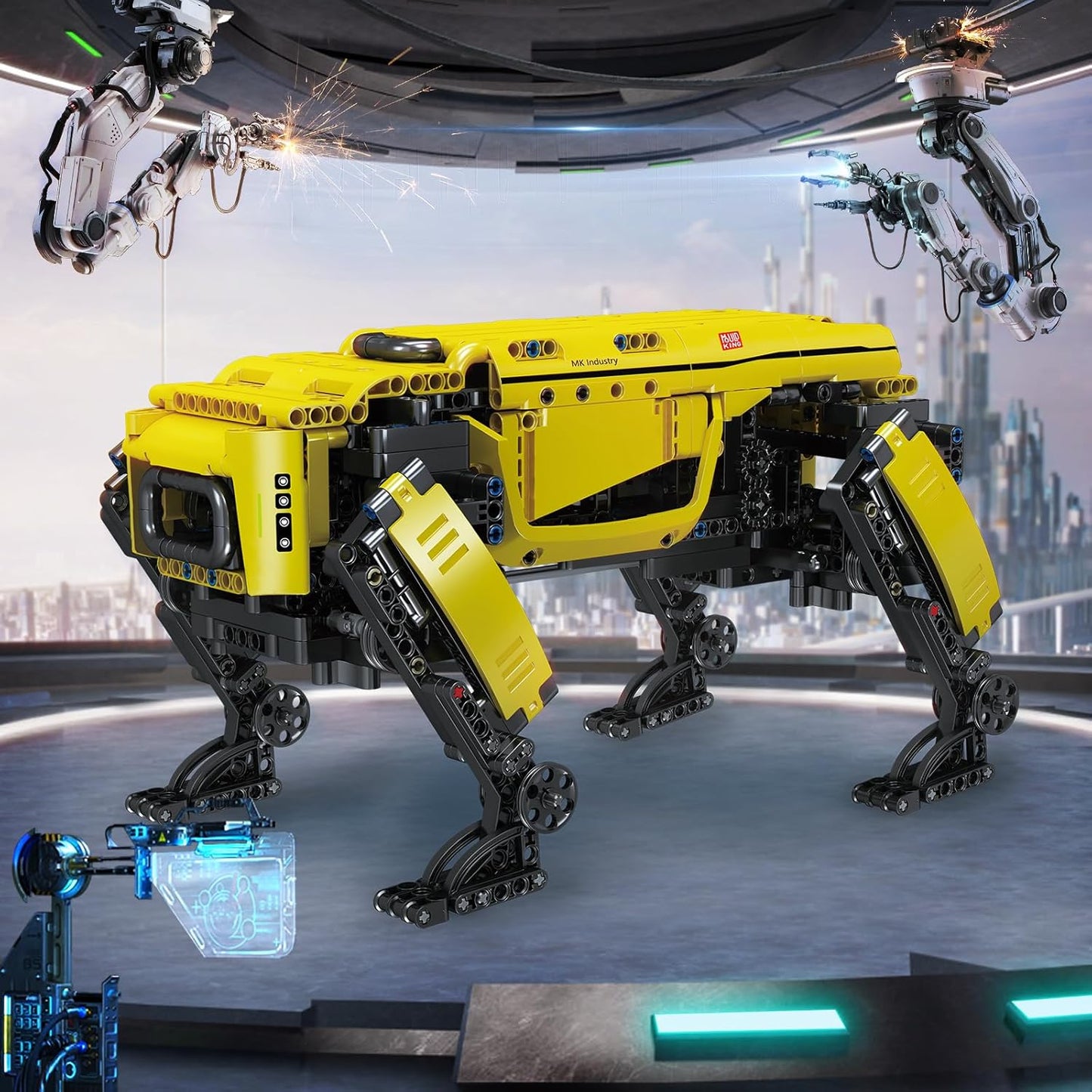 15066 Roboterhund Bausatz mit Fernbedienung