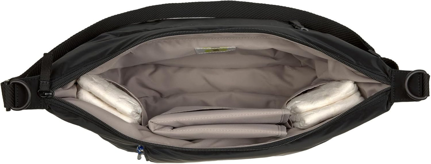 Wickeltasche Crossbody Lunua Bum Bag, Schwarz