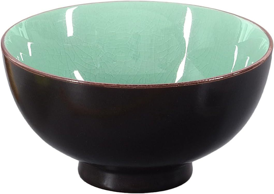 Matcha-Set mit Schale, Löffel und Besen (3-teilig), Moosgrün