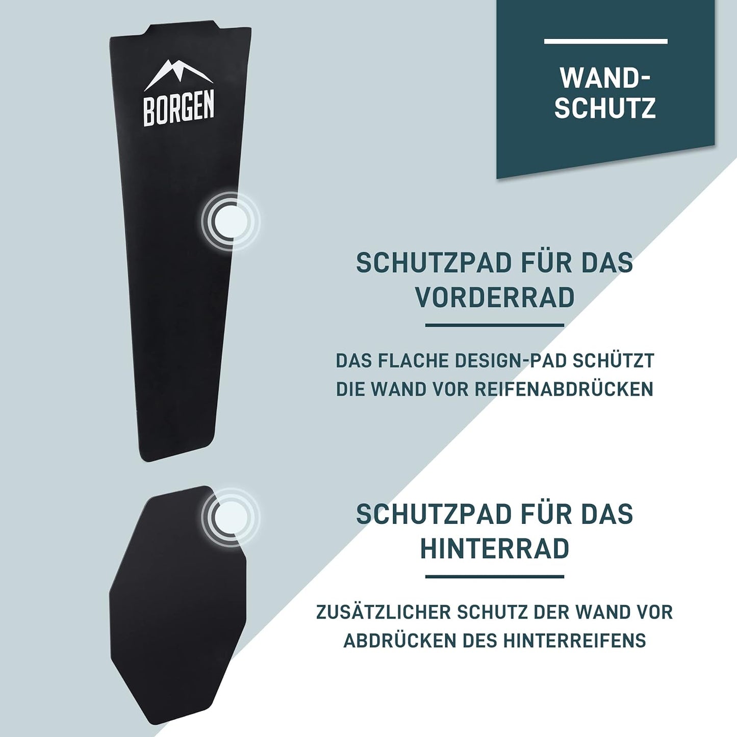 Vertikale Wandhalterung‎ B-01-013, 1er-Set