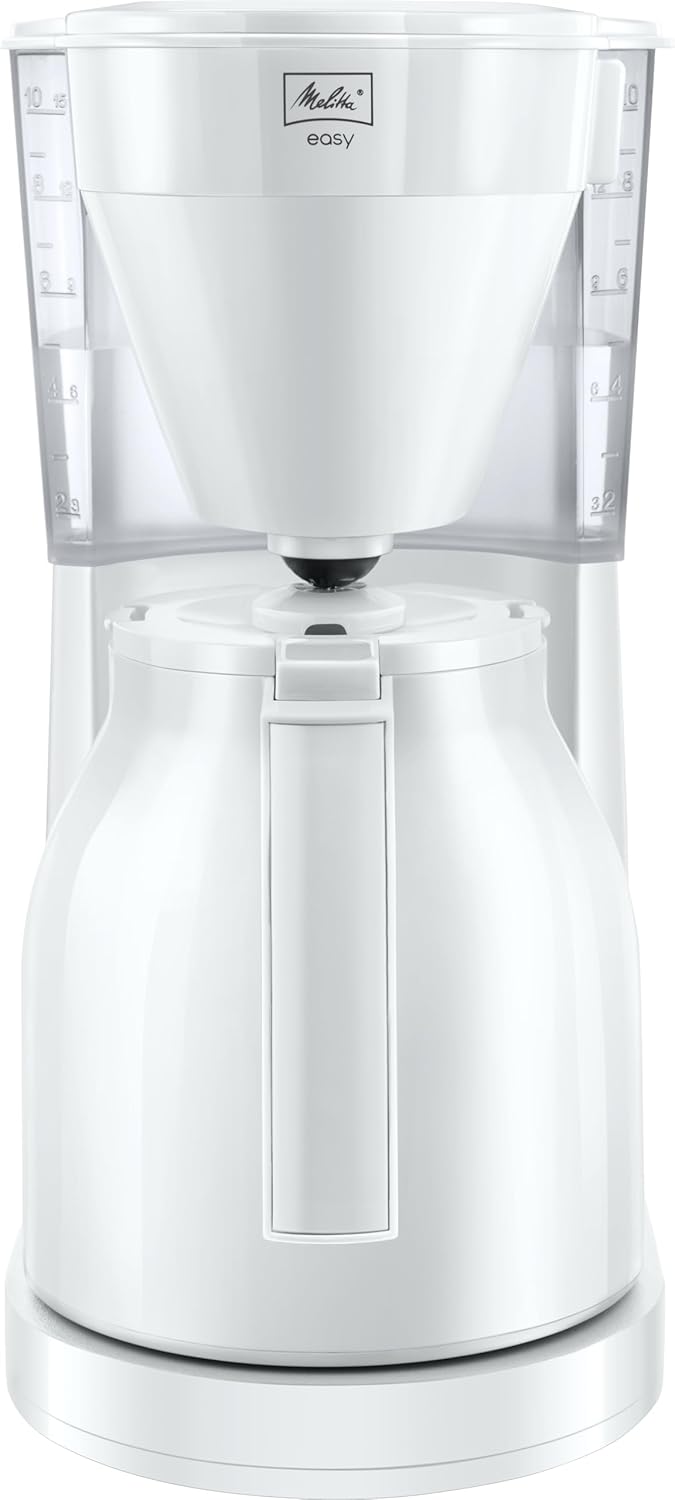 Easy II Therm Filterkaffeemaschine mit Thermoskanne, Thermkanne, Weiss
