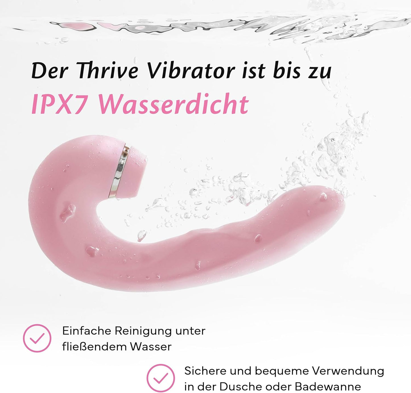 3-in-1 Vibrator, Blushing Bride