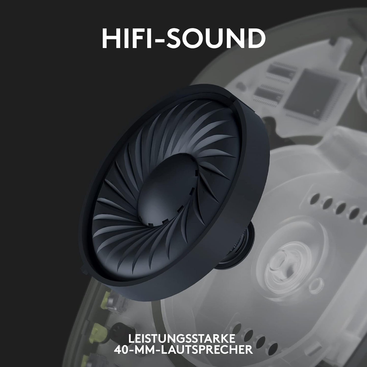G435 Lightspeed Gaming Headset, Schwarz G435 | +18 Stunden-Akku