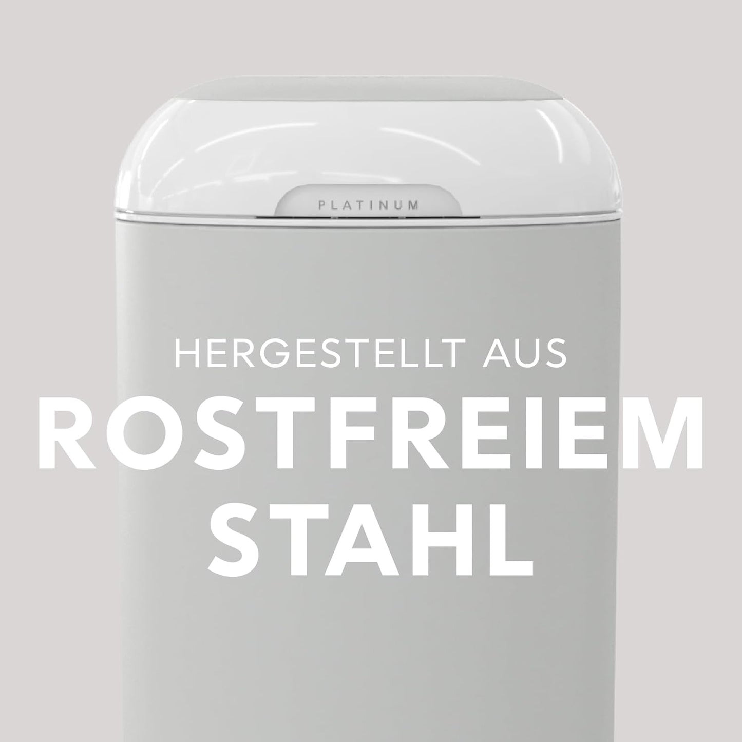 Windeleimer mit Fusspedal, Grau