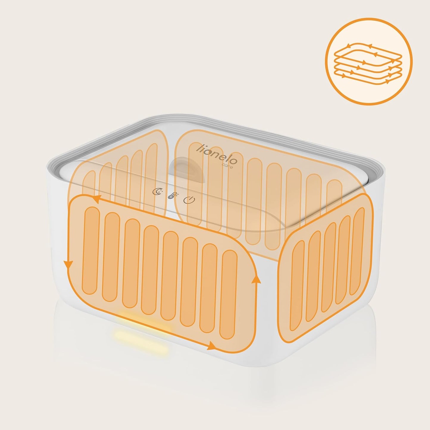Babybliss Wärmegerät für Feuchttücher, 3 Heizstufen