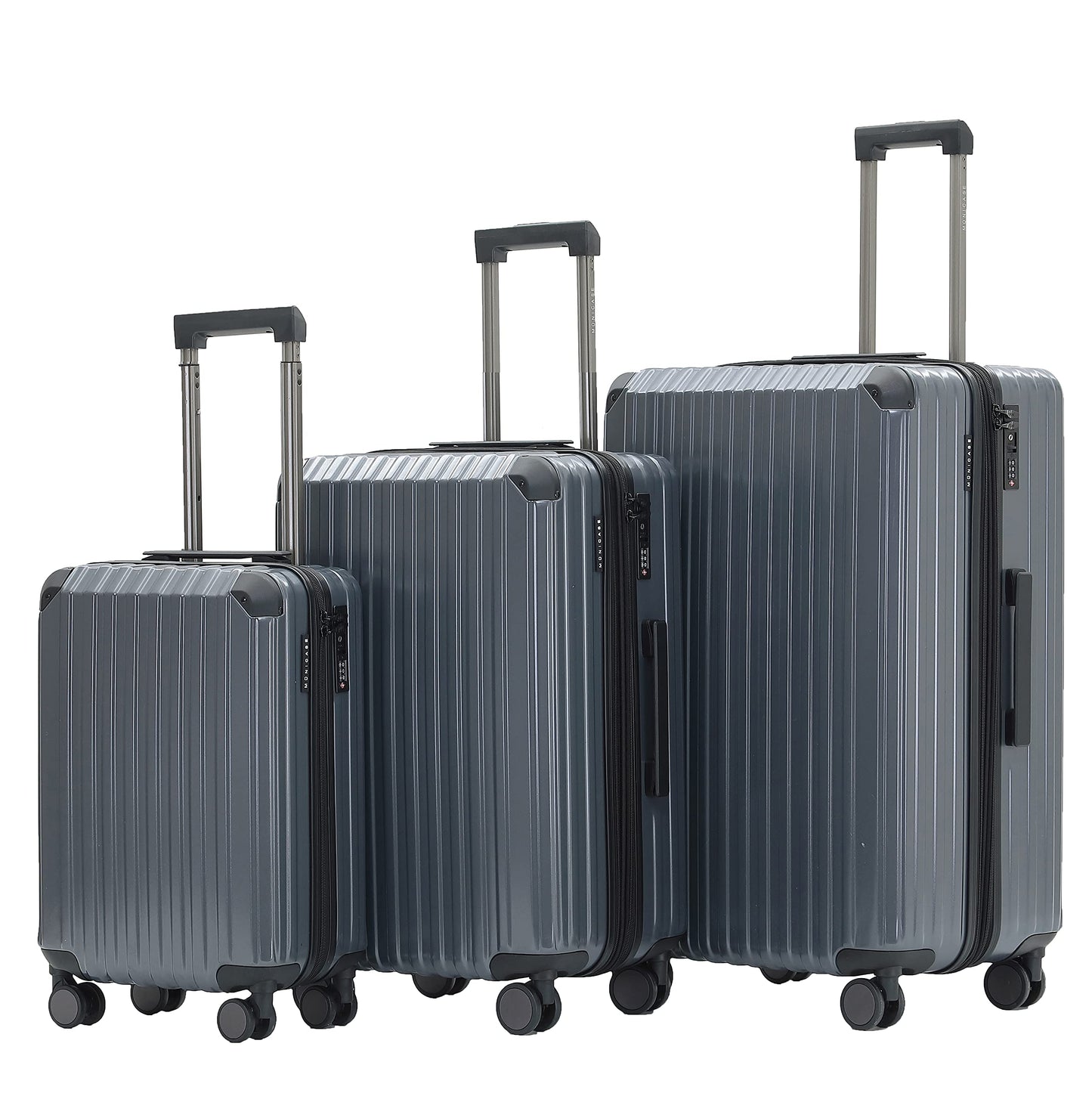 M816 Hartschalenkoffer-Set, 3tlg., Grey 3tlg. Kofferset