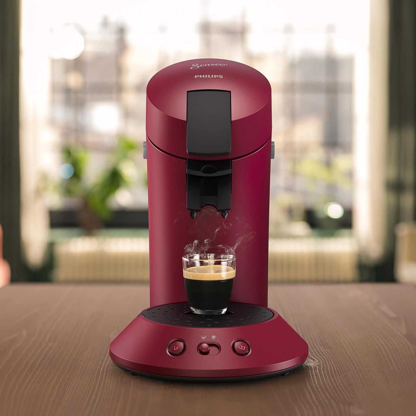 Senseo Original Plus Kaffeepadmaschine, Rot