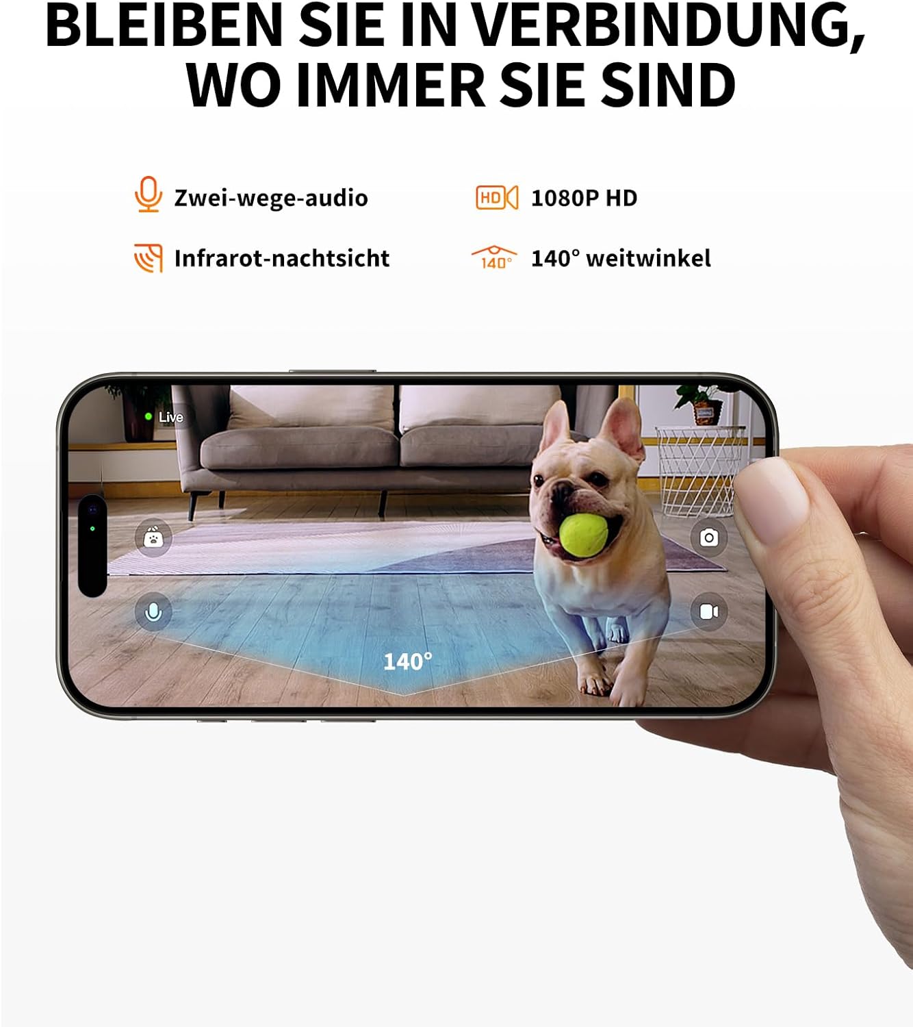 Automatischer Futterautomat mit Kamera & App-Steuerung