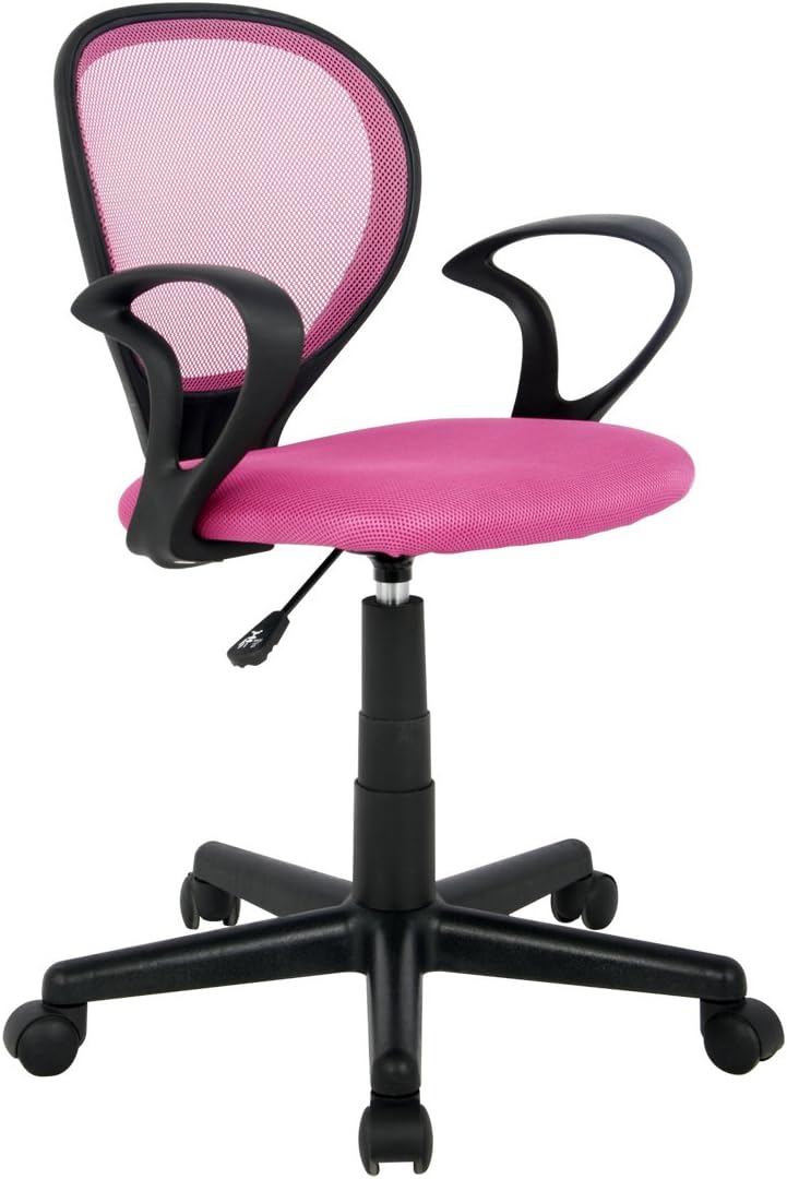Kinder-Schreibtischstuhl, Pink - Armlehnen