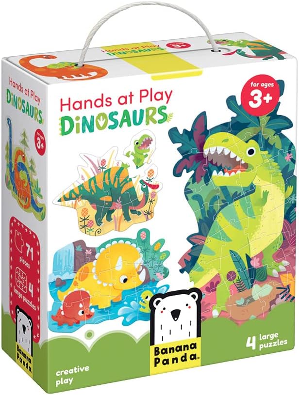 Hands at Play Dinosaurs Puzzlespiel 71 Teile 3-5 Jahre