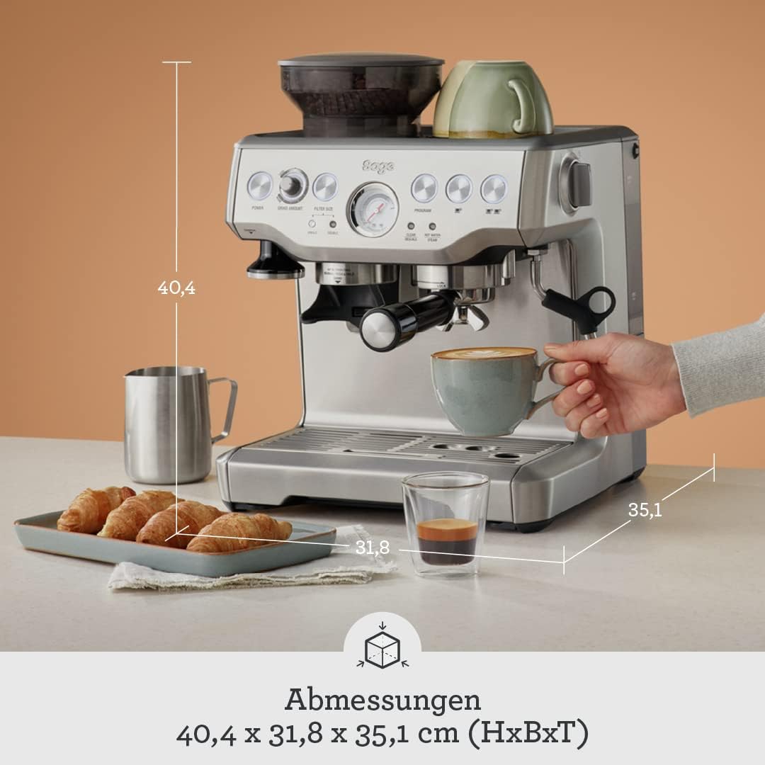 Barista Express Espressomaschine, Gebürsteter Edelstahl