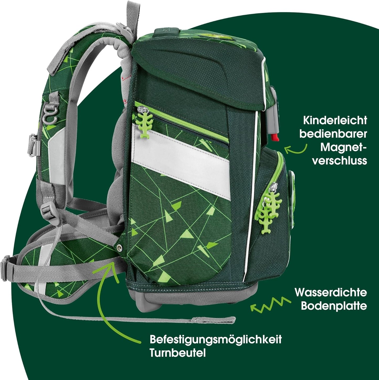 Schulranzen-Set Dino Night Tyro, Dino Night Tyro