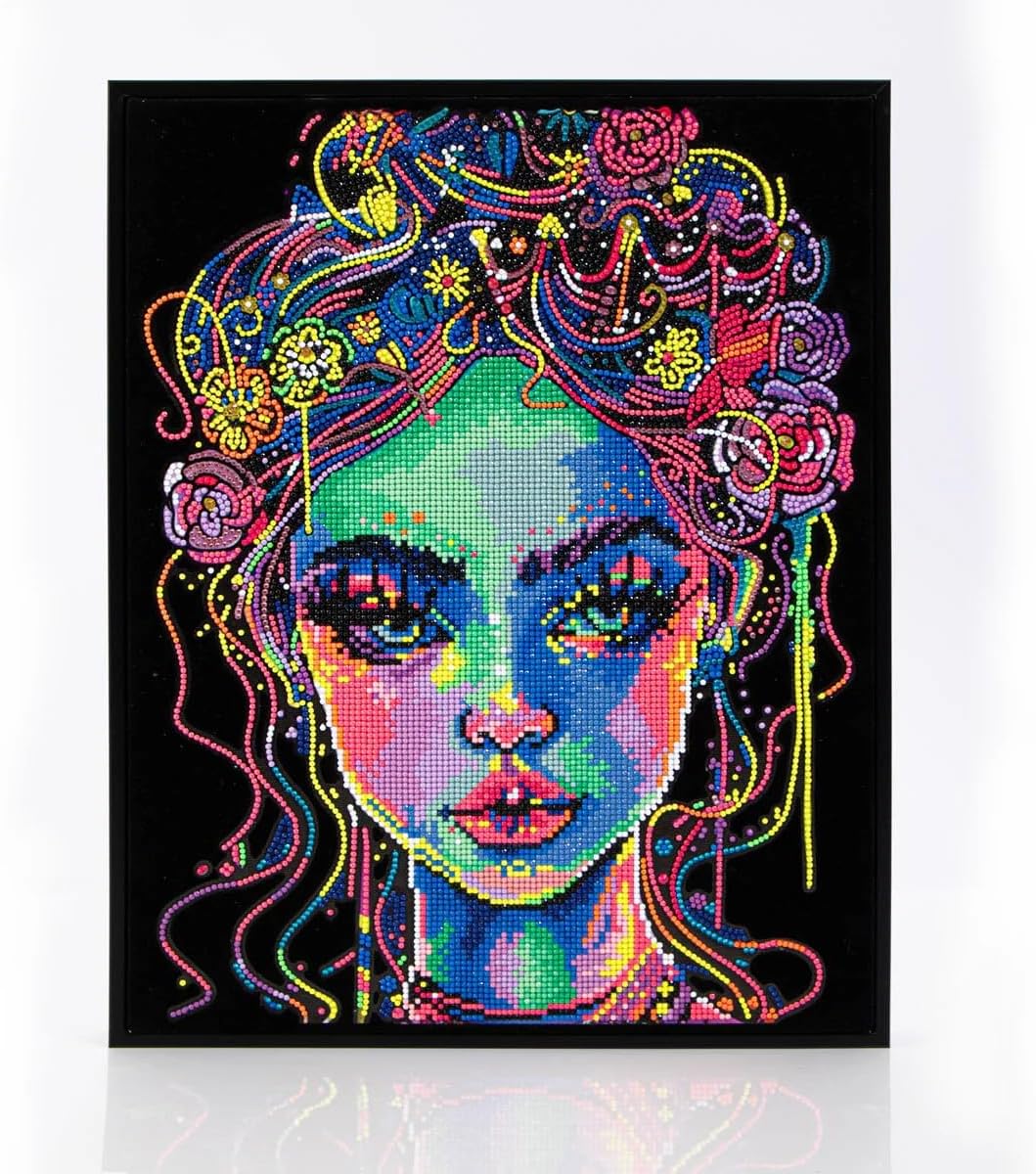 Diamond Painting Set, Neon Schönheit