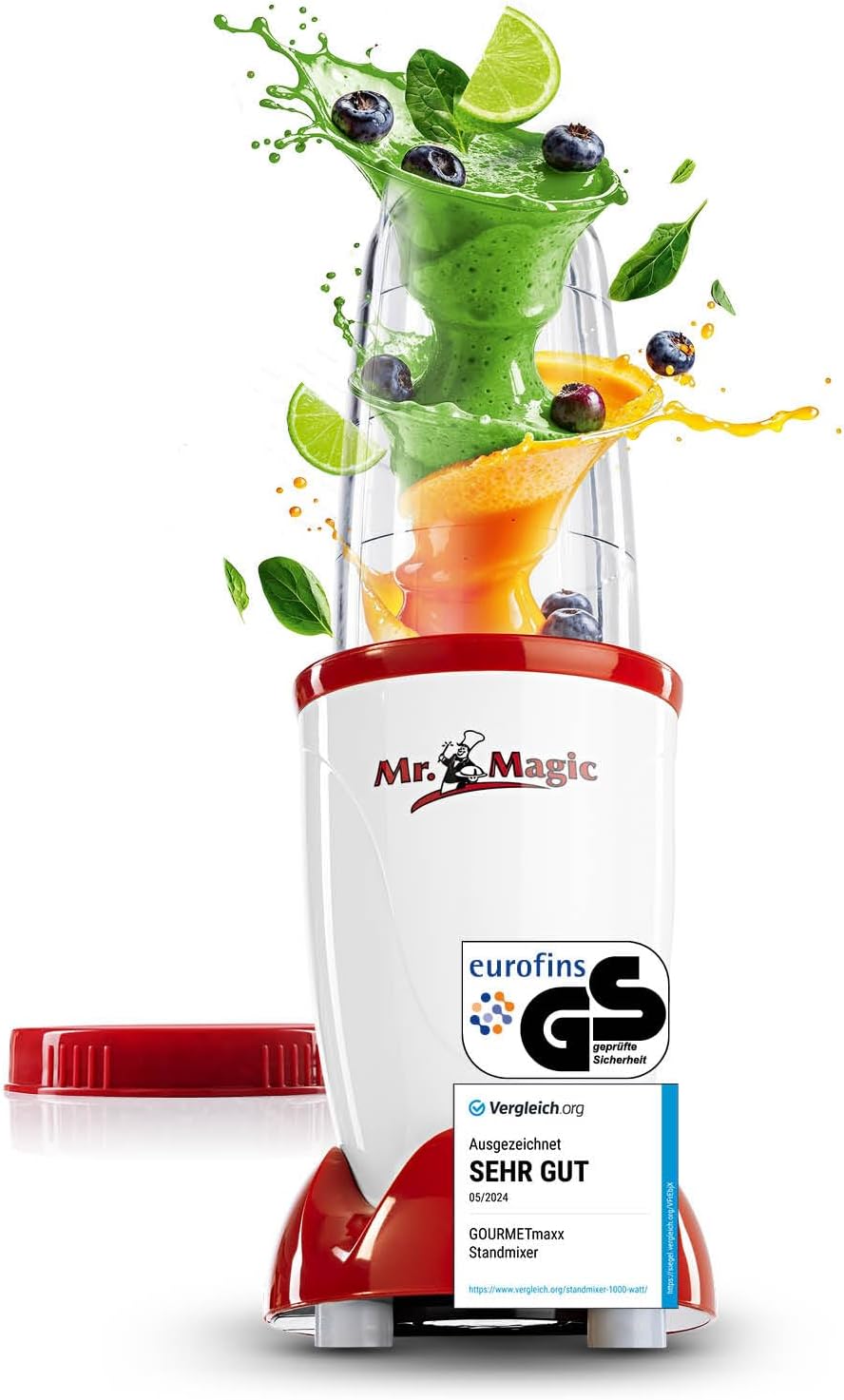 Mr. Magic Mixer, Mr. Magic | 400W | M-Set Weiß | Rot