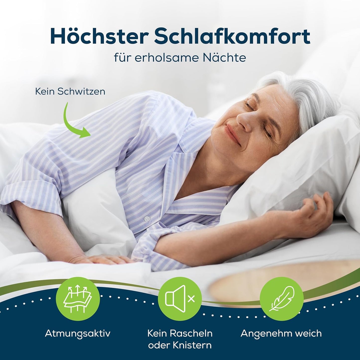 Wasserdichter Matratzenschoner, 1 180 x 200 x 30 cm