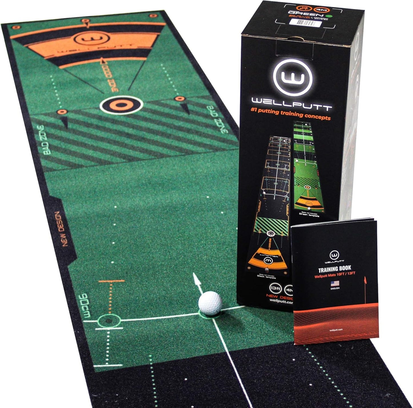 Golf-Puttingmatte, grün