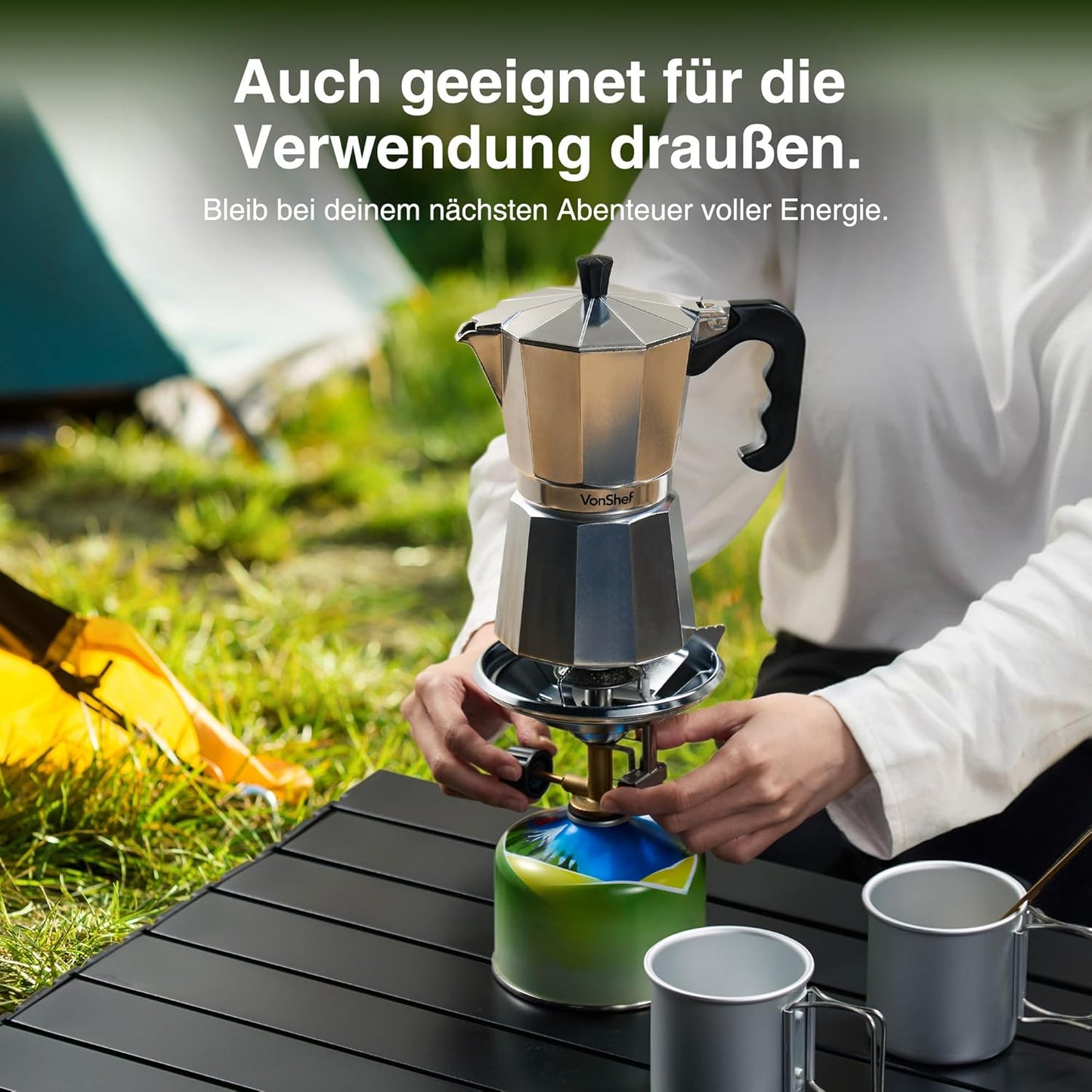 Espressokanne für Herd, 300ml / 6 Tassen