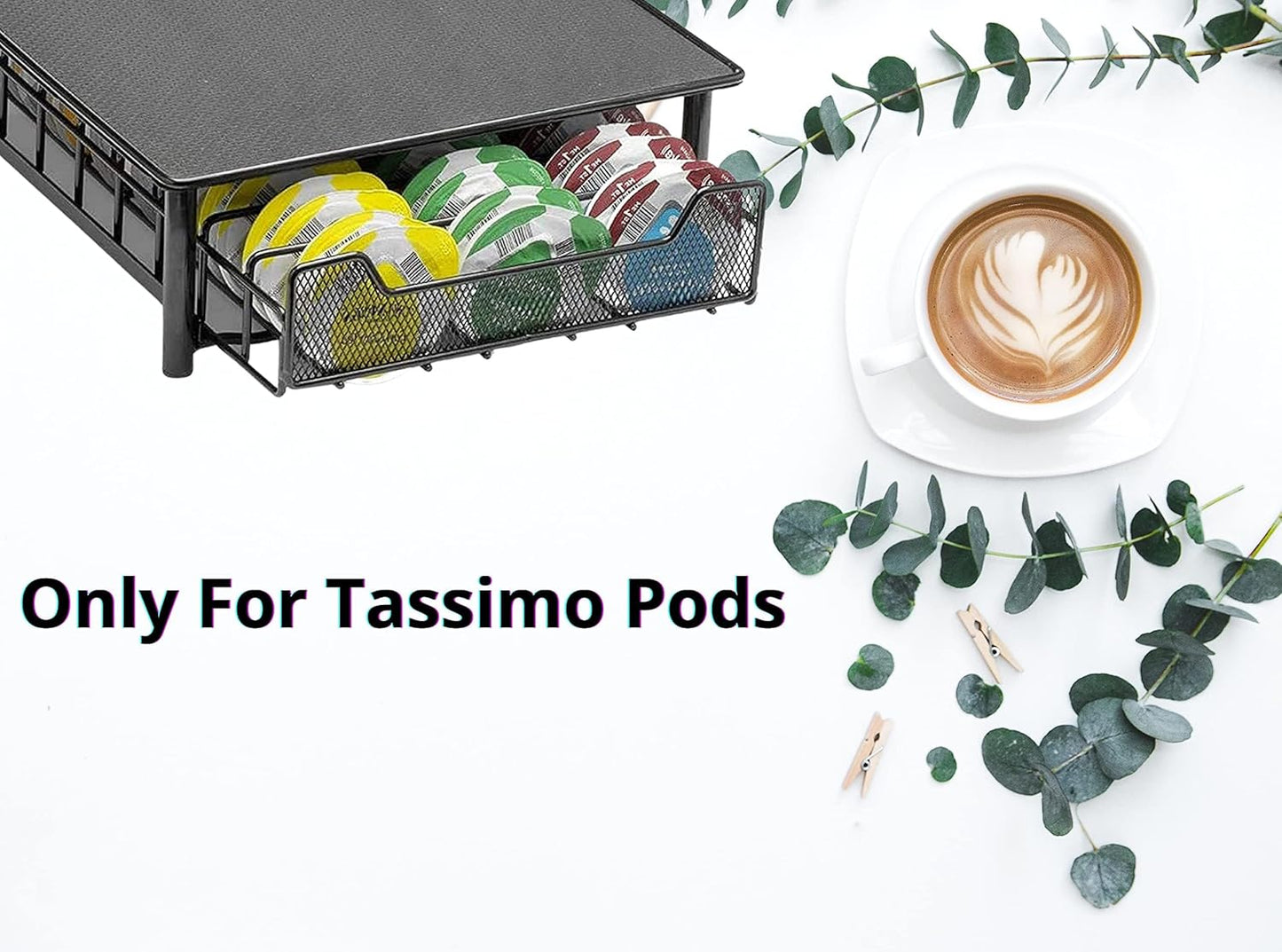 Kaffeekapselschublade für Tassimo, 60 Stück, 60 Stück