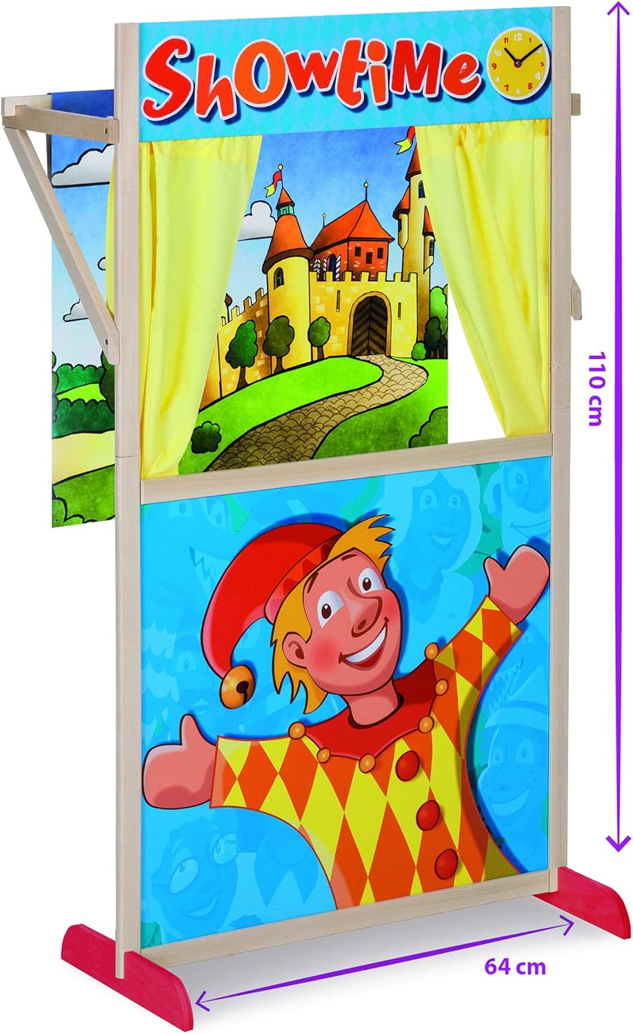 Stand-Kasperletheater mit 2 Hintergründen