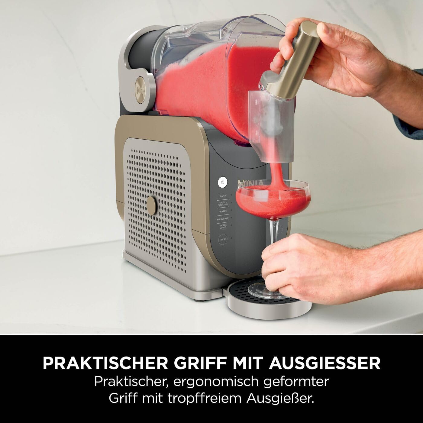 SLUSHi Maschine für Slush & gefrorene Getränke, Stone Gold