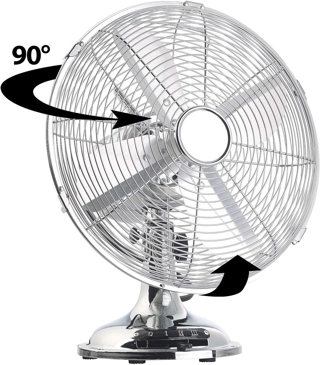Tisch-Ventilator im Retro-Look, 35 Watt | Ø 30 cm