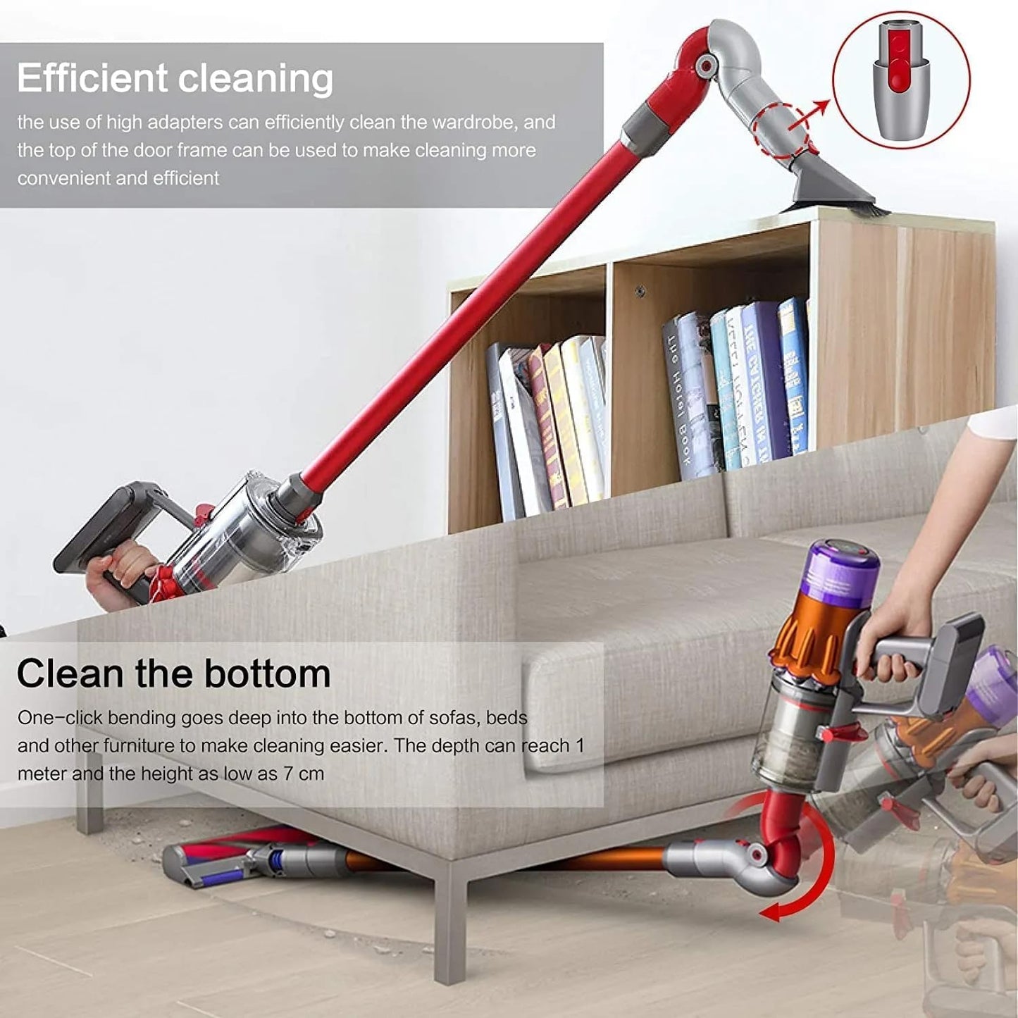 Adapter-Set für Dyson Staubsauger Gen5 V7-V15