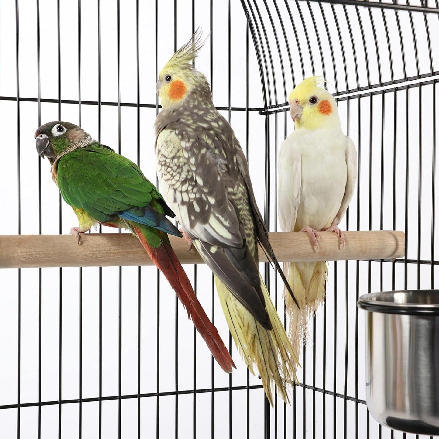 Vogelkäfig mit Ständer für Papageien und Sittiche