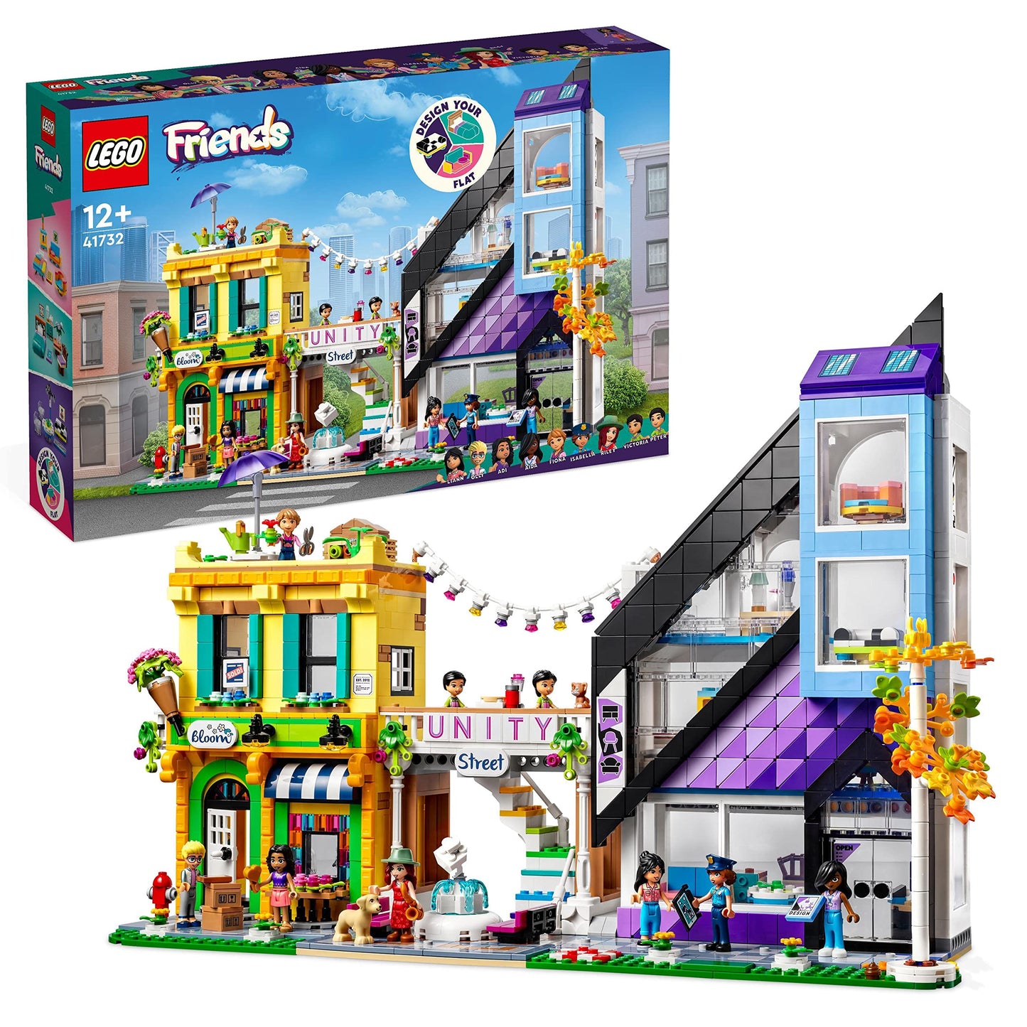 41732 Friends Stadtzentrum, Konstruktionsspielzeug, Single