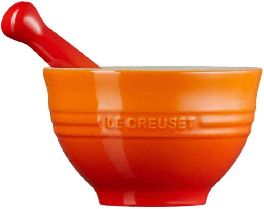 Mörser mit Stössel, Ofenrot