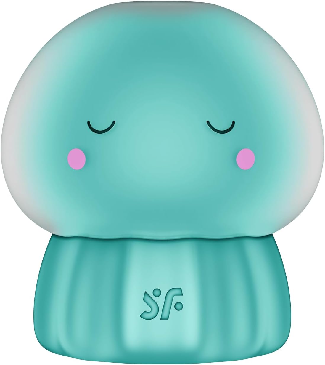 Jellycious Druckwellenvibrator im Quallen-Design mit 2 Motoren, Grün