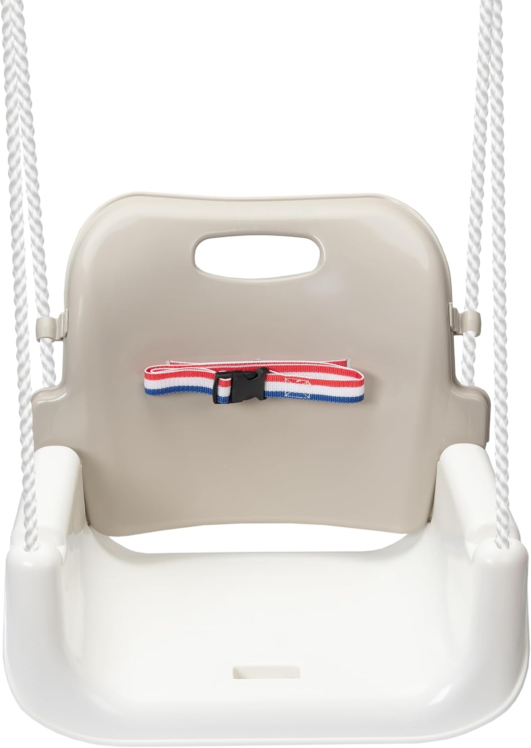 3-in-1 Kinderschaukel mit Rückenlehne, Beige