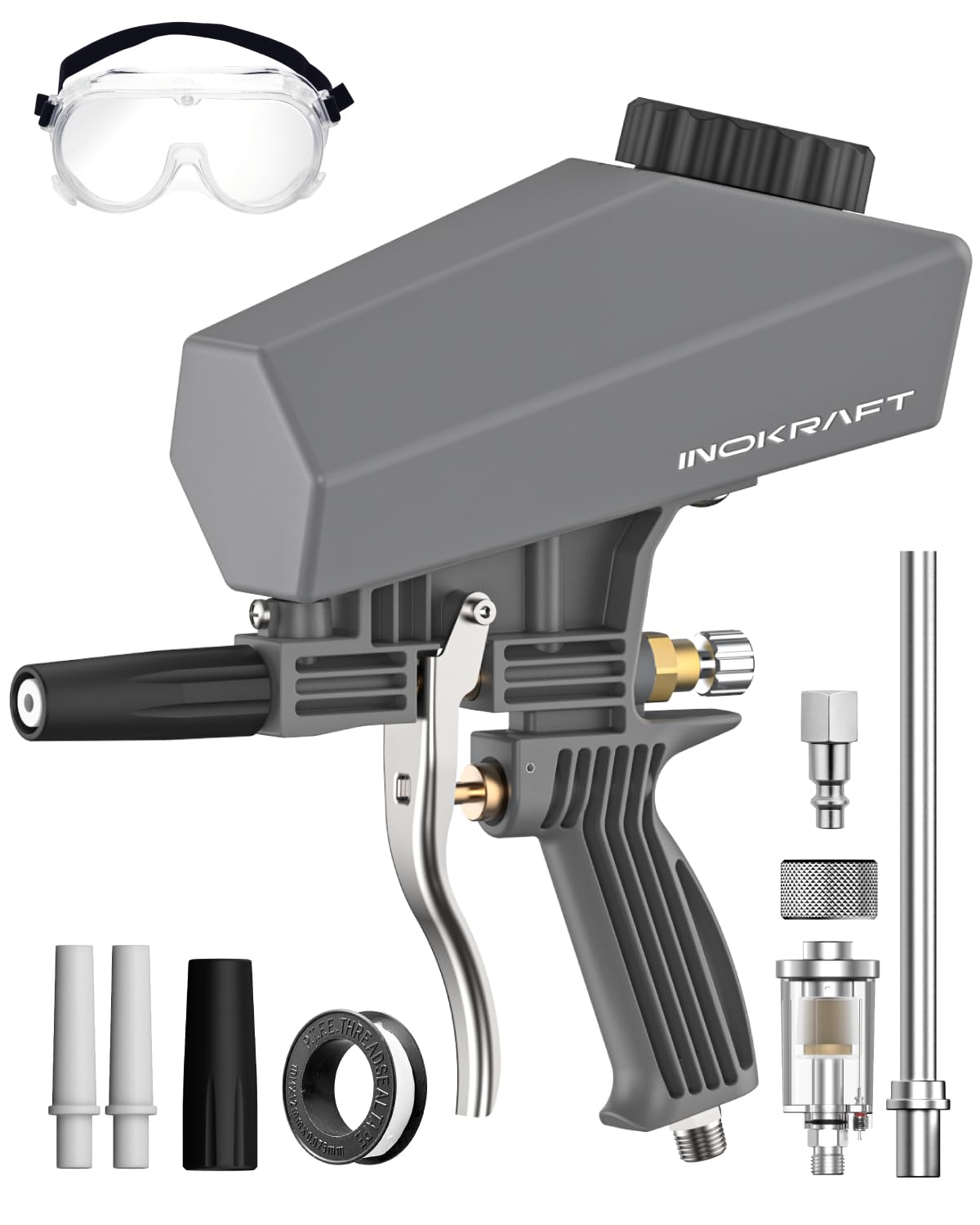 Tragbare Sandstrahlpistole, Sandstrahler Premium Set