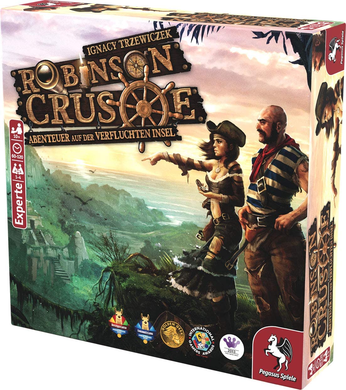 Robinson Crusoe - Abenteuer auf der Verfluchten Insel, Brettspiel, Single