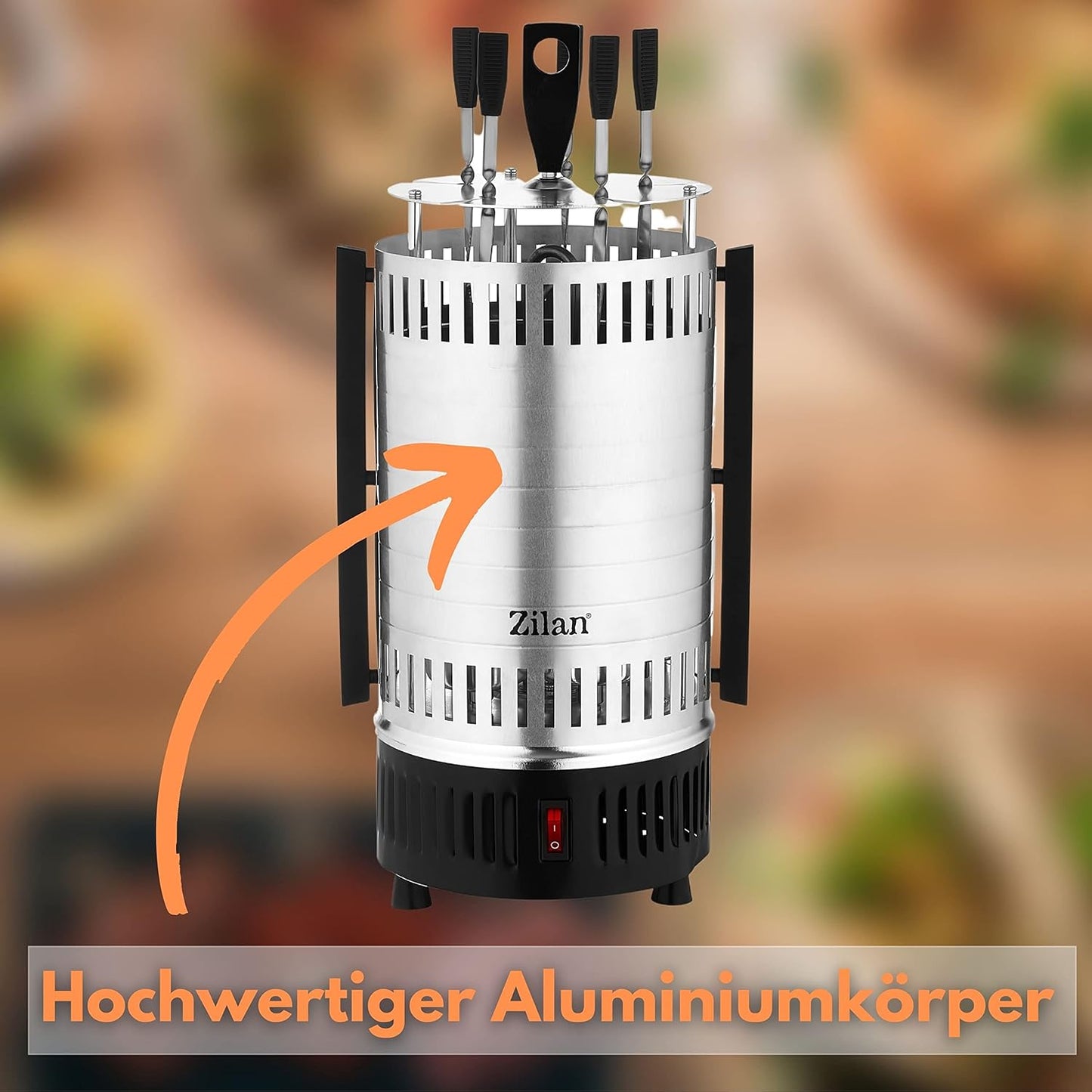 Schaschlik-Kebab-Partygrill
