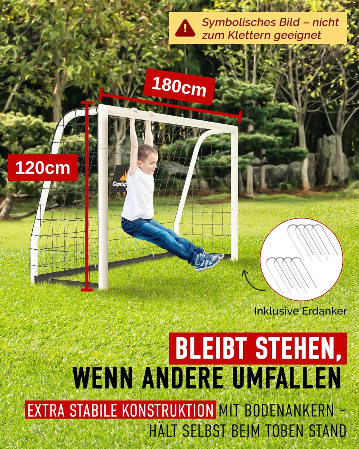 Fussballtor für Kinder, 180x120 cm