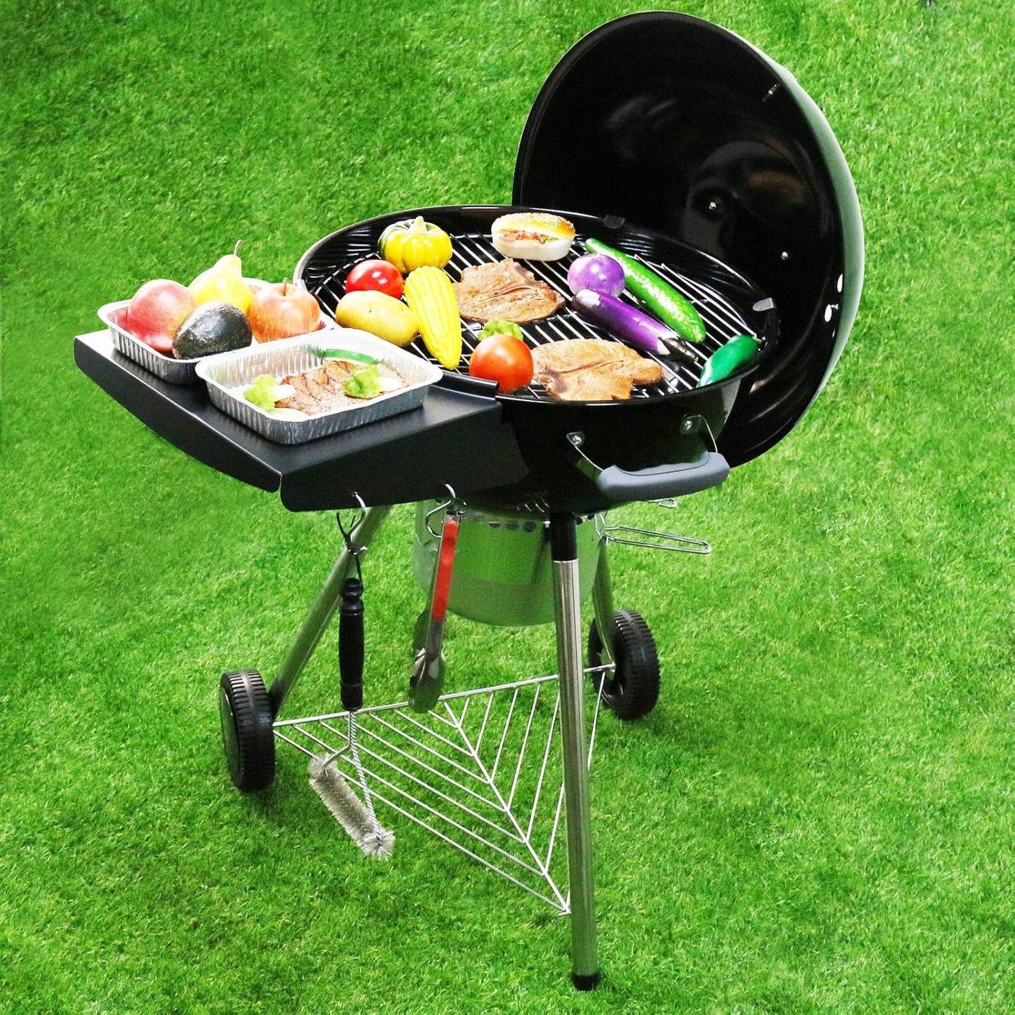 Grill-Beistelltisch für Kugelgrill, Grill Beistelltisch