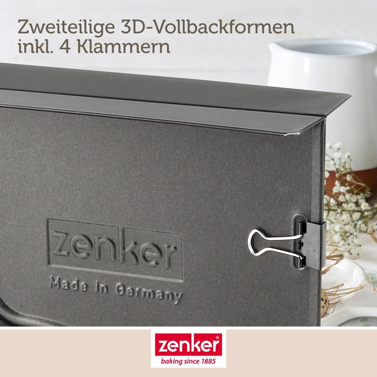 Osterbackformen-Set Mini-Lamm & Hase, Mini-Lamm & Hase