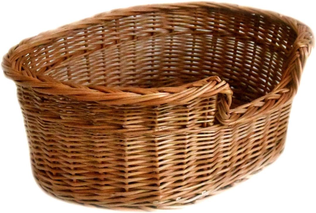 Handgemachter Haustierkorb K5-100-1, BTH 42cm/28cm/15cm