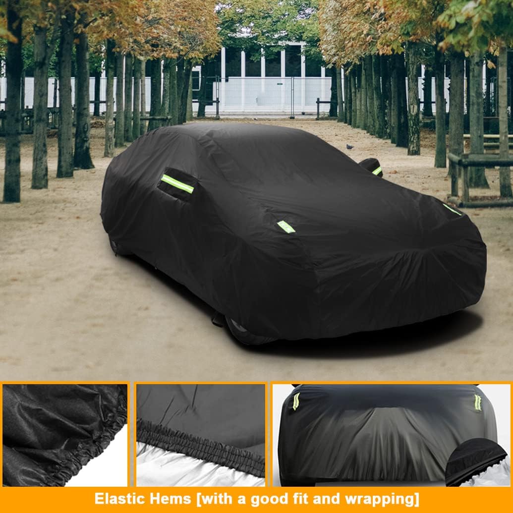 Autoabdeckung für BMW 3er/4er/M3/M4, wasserdicht, UV-Schutz, Kompatibel mit BMW 3er Limousine/ 4er/M3/ M4