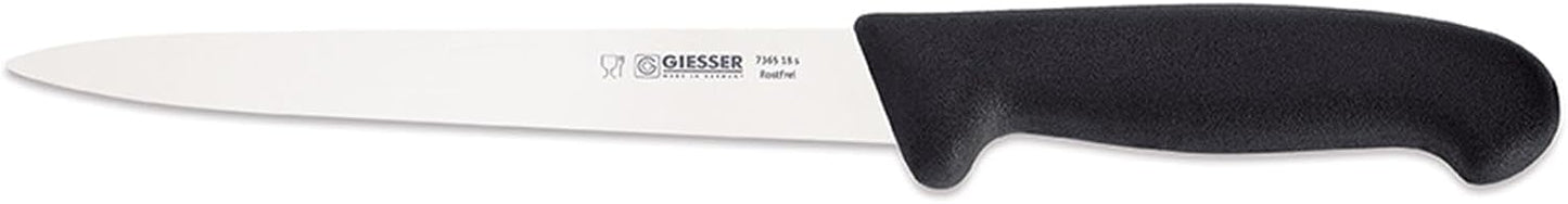 Filetiermesser, Schwarz / 18 cm Filiermesser