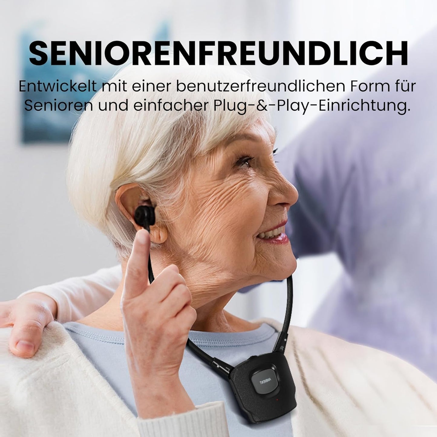 Funk-Kopfhörer HT381 mit HF-Sender und Balanceanpassung