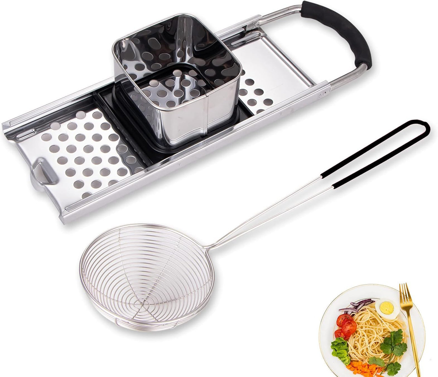 Spätzlehobel-Set aus Edelstahl