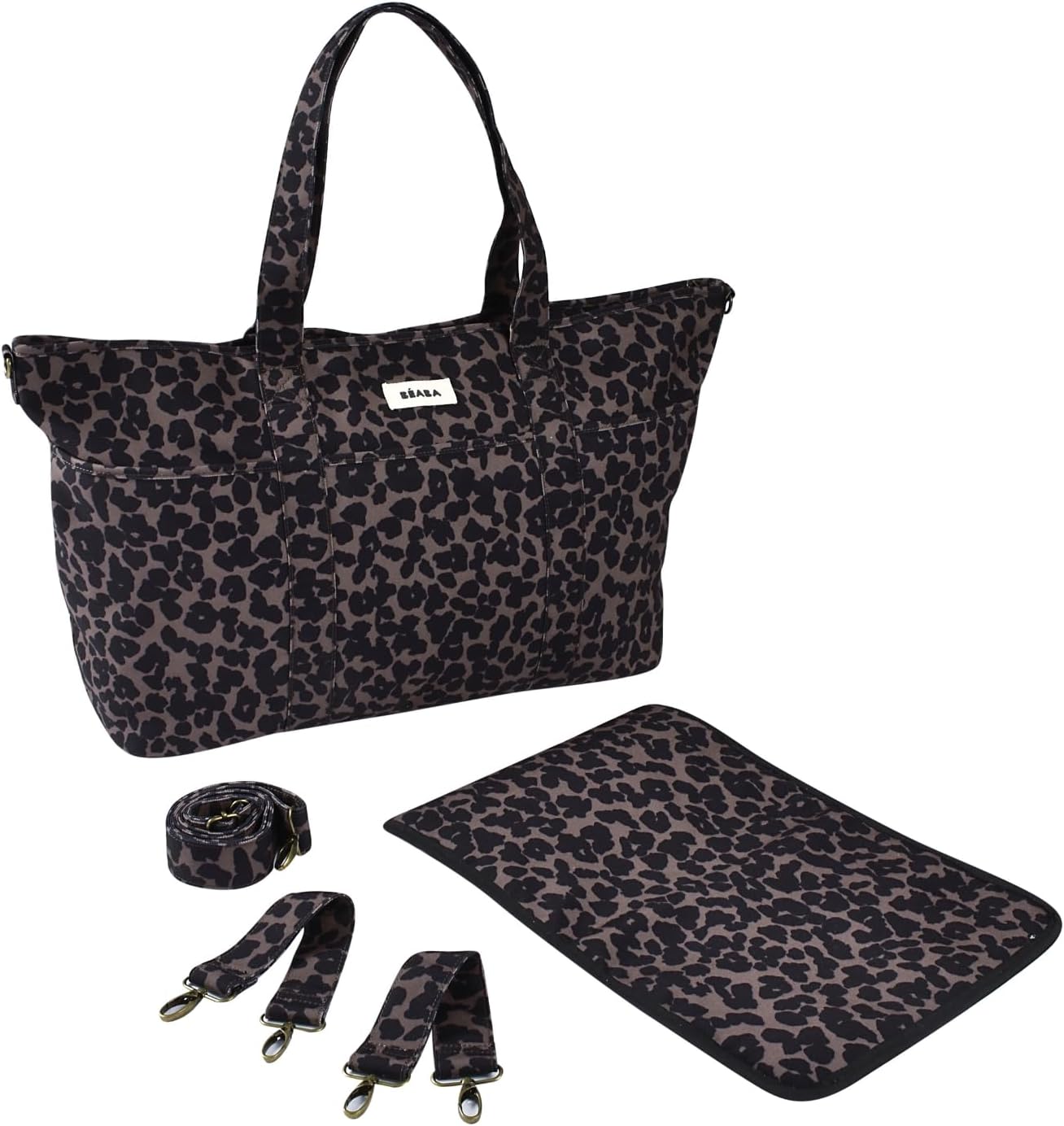 Wickeltasche Madrid XXL, Leopard