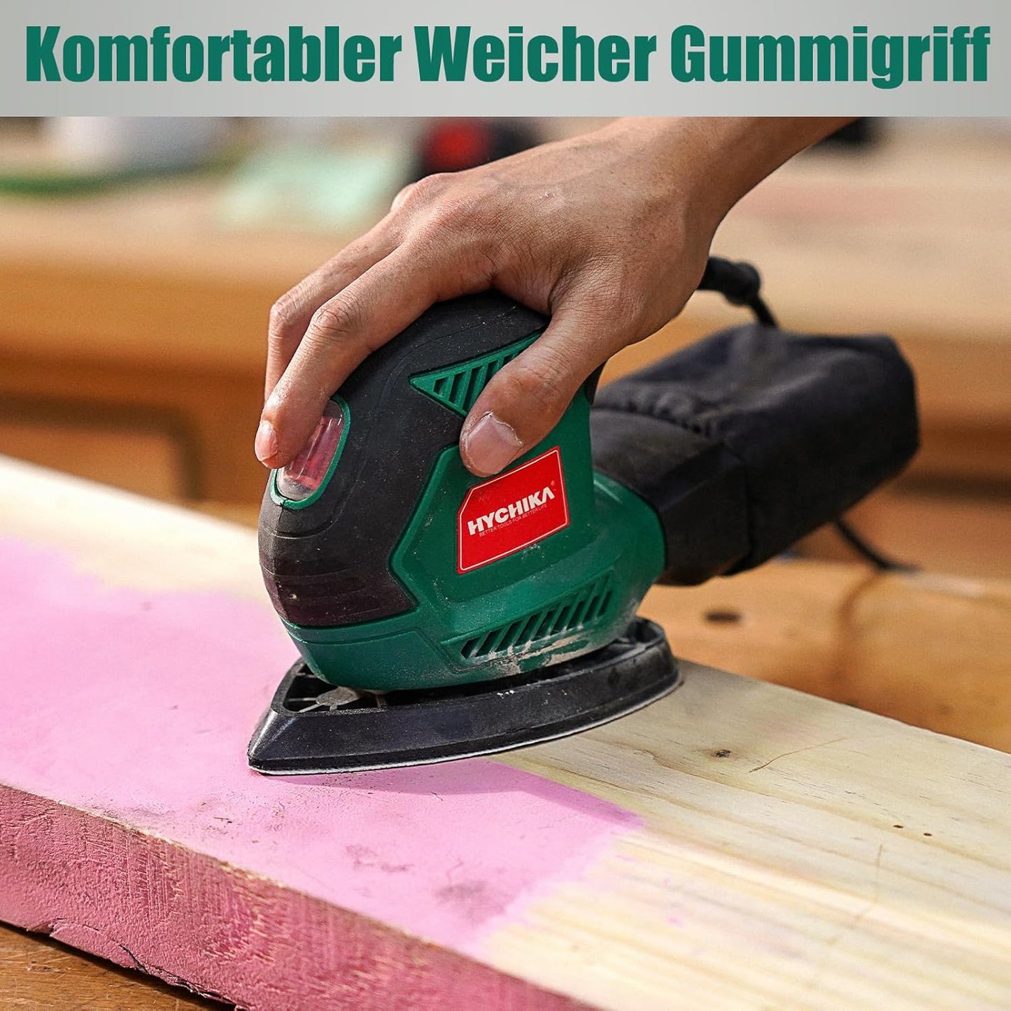 Multischleifer mit 12 Schleifblättern