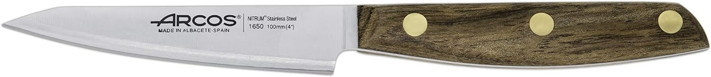 Nordika - Gemüsemesser, Braun, 100 mm, Schälmesser