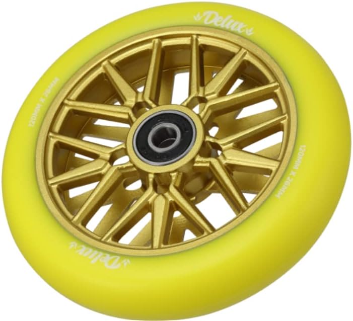 Hollow Core Stunt-Scooter-Rad, 120mm, Deluxe Gold / Gelb 120mm