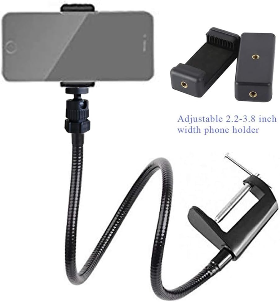 Verstellbarer Schwanenhals-Webcam-/Handyhalter (68,6 cm), Webcam-/Telefonständer (Standard)