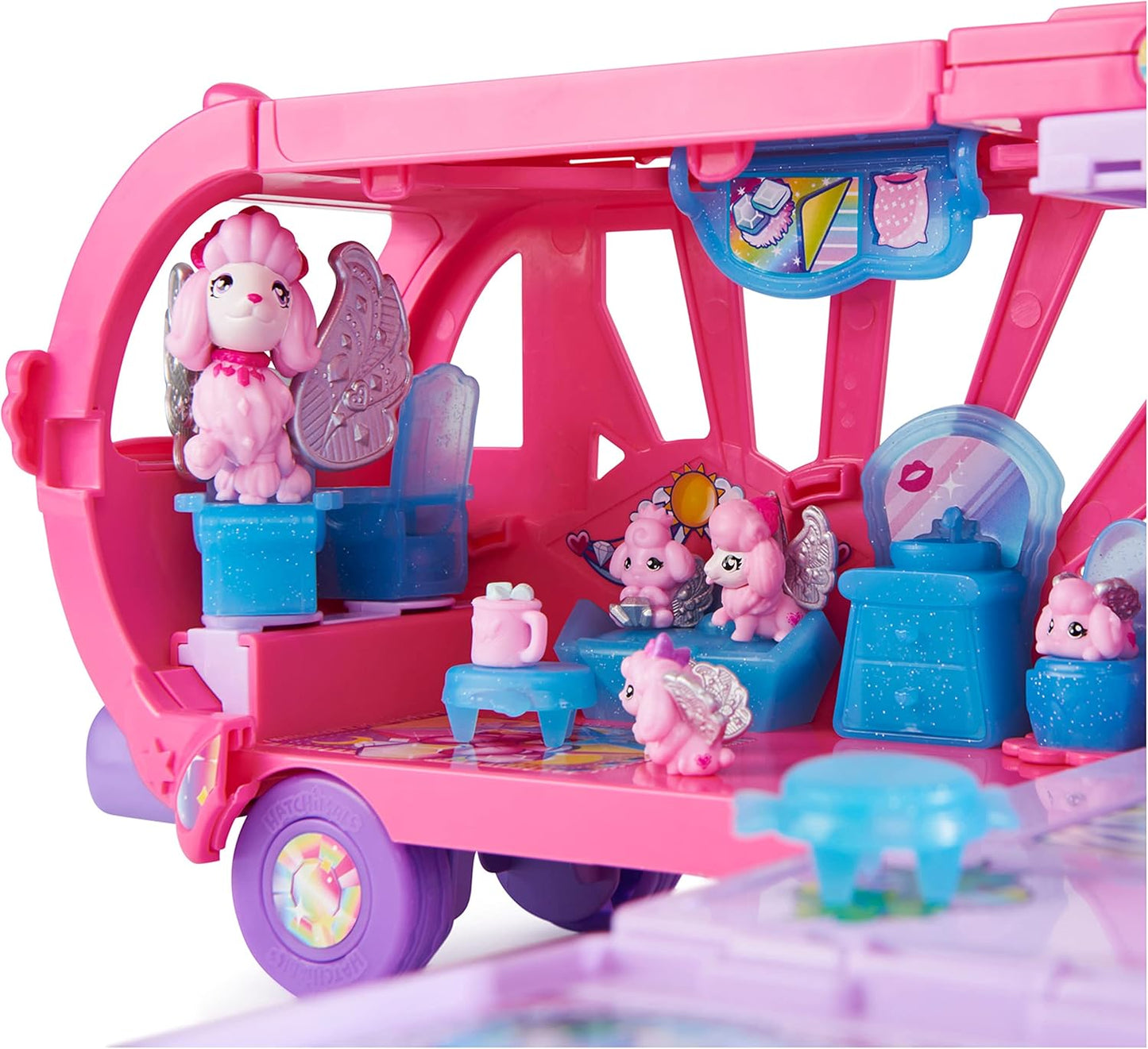 Wohnmobil-Spielset mit 6 Spielfiguren