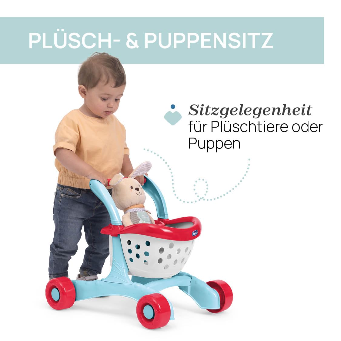 Lauflernwagen Smart Shopping 2IN1, Einkaufswagen